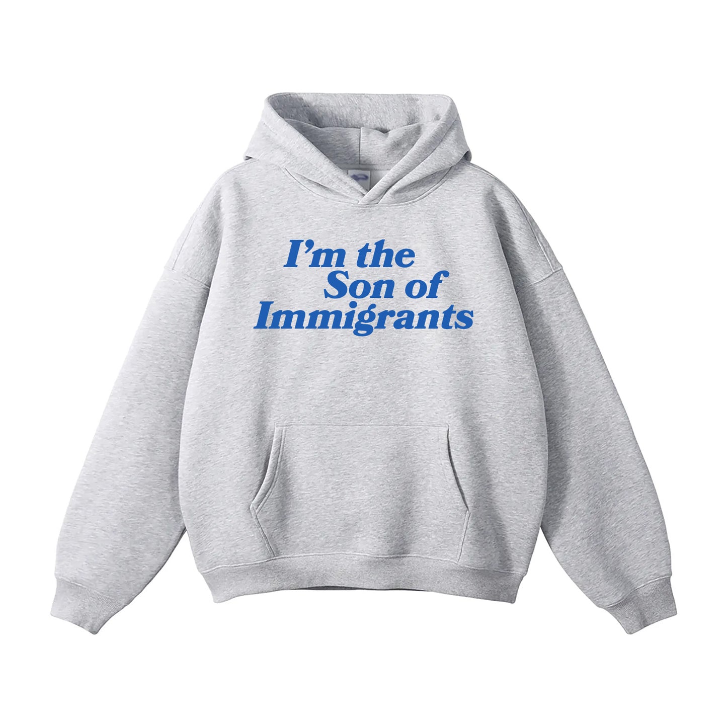 I'm The Son Of Immigrants Heather Grey Hoodie